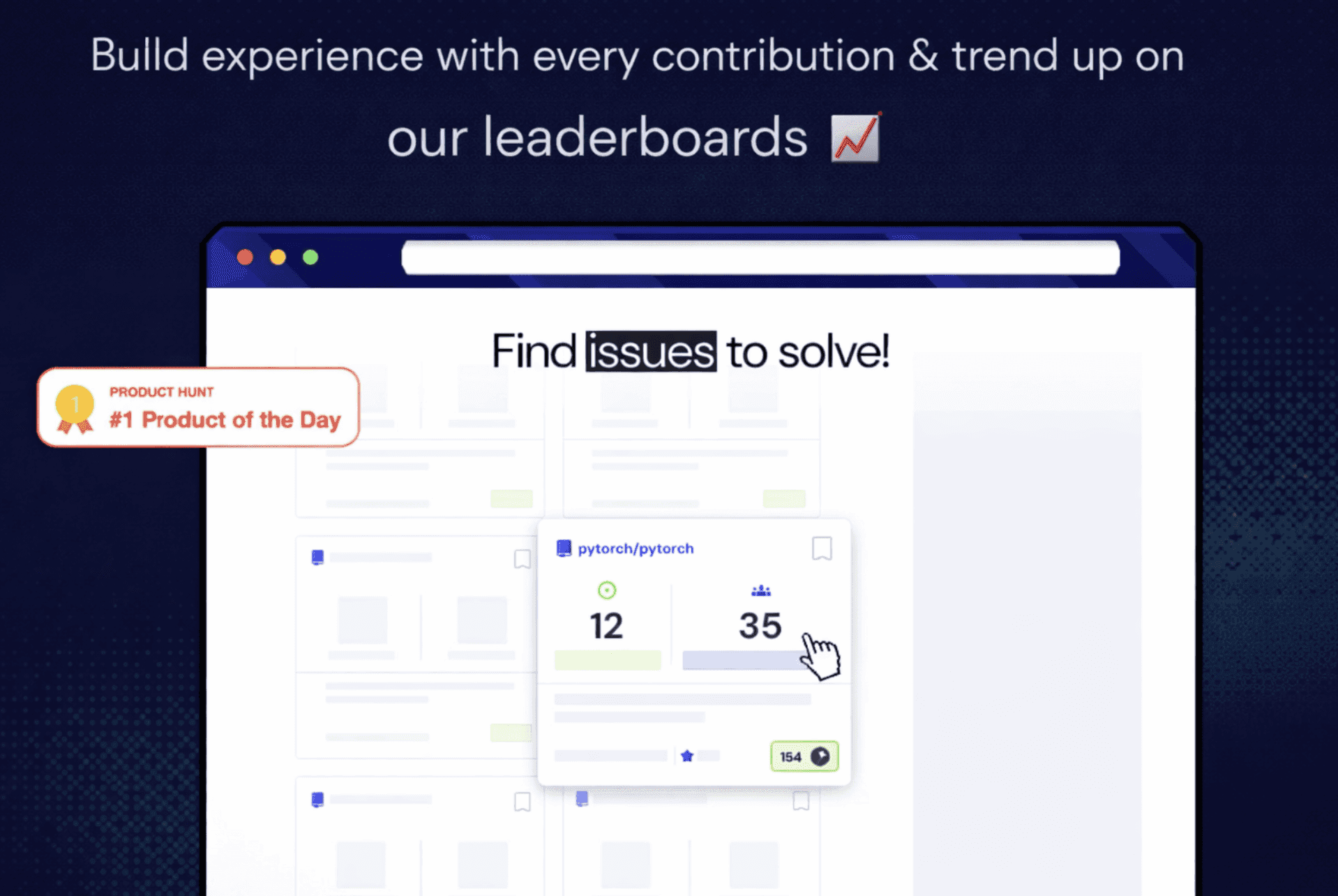 Quine GitHub issues leaderboard UI